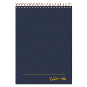 Gold Fibre Wirebound Project Notes Pad, Project-Management Format, Navy Cover, 70 White 8.5 X 11.75 Sheets - TOP20815