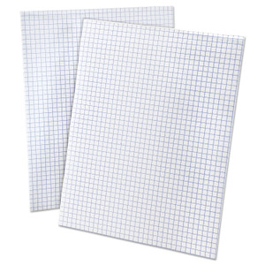 Quadrille Pads, Quadrille Rule (4 Sq/in), 50 White (standard 15 Lb) 8.5 X 11 Sheets - TOP22030C
