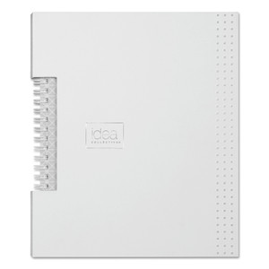 Idea Collective Professional Wirebound Hardcover Notebook, 1 Subject, Medium/college Rule, White Cover, 8 X 5.5, 80 Sheets - TOP56898