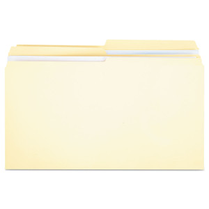 Double-Ply Top Tab Manila File Folders, 1/2-Cut Tabs, Legal Size, 100/box - UNV16122