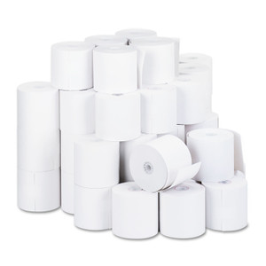 Impact And Inkjet Print Bond Paper Rolls, 0.5" Core, 2.75" X 190 Ft, White, 50/carton - UNV32000