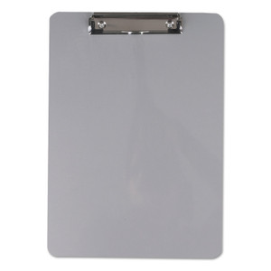 Aluminum Clipboard With Low Profile Clip, 1/2" Capacity, 8 X 11 1/2 Sheets - UNV40301