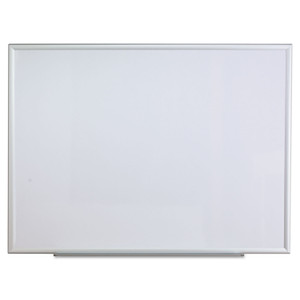 Universal Cork Board with Aluminum Frame 48 x 36 Natural Silver Frame