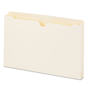 Economical Manila File Jackets, Straight Tab, Legal Size, Manila, 50/box - UNV74500