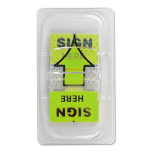 Deluxe Message Arrow Flags, "sign Here", Assorted Colors, 120/pack - UNV99010