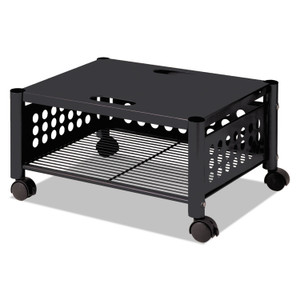 Underdesk Machine Stand, One-Shelf, 21.5w X 17.88d X 11.5h, Black - VRTVF52009