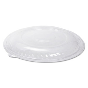 Caterline Pack N' Serve Plastic Lids, Dome Lid, 12" Diameter X 1.5"h, Clear, 25/carton - WNAAPB160DM