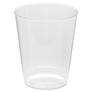Comet Plastic Tumbler, 8 Oz, Clear, Tall, 25/pack, 20 Packs/carton - WNAT8T