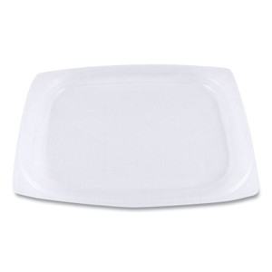 Pla Rectangular Deli Container Lids, 4.8 X 5.9 X 0.3, Clear, 900/carton - WORRDLCS8