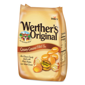 Hard Candies, Caramel With Caramel Filling, 30 Oz Bag - WRT39870