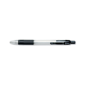 Z-Grip Mechanical Pencil, 0.5 Mm, Hb (#2.5), Black Lead, Clear/black Grip Barrel, Dozen - ZEB52310