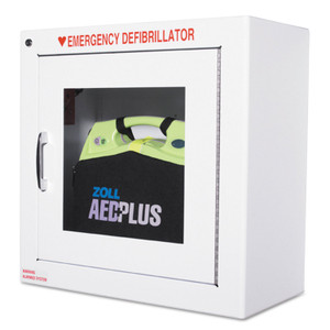 Aed Wall Cabinet, 17w X 9 1/2d X 17h, White - ZOL80000855