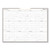 Wallmates Self-Adhesive Dry Erase Yearly Planning Surfaces, 24 X 18, White/gray/orange Sheets, 12-Month (jan To Dec): 2022 - AAGAW506028
