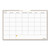 Wallmates Self-Adhesive Dry Erase Monthly Planning Surfaces, 36 X 24, White/gray/orange Sheets, Undated - AAGAW602028
