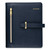 Buckle Closure Planner/organizer Starter Set, 8.5 X 5.5, Navy Blue/gold Cover, 12-Month (jan To Dec): Undated - AAGDR111804020