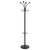 Viena Coat Stand, Eight Knobs, Steel, 16w X 16d X 70.5h, Black - ABAPMVIENAN