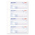 Tops 3-Part Hardbound Receipt Book, Three-Part Carbonless, 7 X 2.75, 4/page, 200 Forms - ABFTCH1185