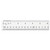 Clear Flexible Acrylic Ruler, Standard/metric, 12" Long, Clear - ACM10562