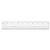 Clear Flexible Acrylic Ruler, Standard/metric, 18" Long, Clear - ACM10564