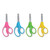 For Kids Scissors, Blunt Tip, 5" Long, 1.75" Cut Length, Randomly Assorted Straight Handles - ACM13130