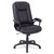 Alera Cc Series Executive High Back Bonded Leather Chair, Supports Up To 275 Lb, 20.28" To 23.9" Seat Height, Black - ALECC4119F
