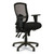 Alera Etros Series Mesh Mid-Back Petite Multifunction Chair, Supports Up To 275 Lb, 17.16" To 20.86" Seat Height, Black - ALEET4017