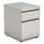 File Pedestal With Full-Length Pull, Left Or Right, 2-Drawers: Box/file, Legal/letter, Light Gray, 14.96" X 19.29" X 21.65" - ALEPBBFLG
