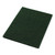 Scrubbing Pads, 14 X 20, Green, 5/carton - AMF40031420