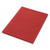 Buffing Pads, 14 X 20, Red, 5/carton - AMF40441420