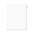 Preprinted Legal Exhibit Side Tab Index Dividers, Avery Style, 10-Tab, 52, 11 X 8.5, White, 25/pack, (1052) - AVE01052