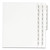 Preprinted Legal Exhibit Side Tab Index Dividers, Avery Style, 26-Tab, Exhibit A - Exhibit Z, 11 X 8.5, White, 1 Set, (1370) - AVE01370