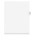 Avery-Style Preprinted Legal Side Tab Divider, Exhibit D, Letter, White, 25/pack, (1374) - AVE01374