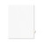 Preprinted Legal Exhibit Side Tab Index Dividers, Avery Style, 26-Tab, V, 11 X 8.5, White, 25/pack, (1422) - AVE01422