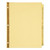 Preprinted Laminated Tab Dividers W/gold Reinforced Binding Edge, 25-Tab, Letter - AVE11306