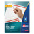 Print And Apply Index Maker Clear Label Dividers, 8 White Tabs, Letter, 25 Sets - AVE11447