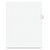 Preprinted Legal Exhibit Side Tab Index Dividers, Avery Style, 10-Tab, 8, 11 X 8.5, White, 25/pack - AVE11918