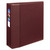 Heavy-Duty Non-View Binder With Durahinge And Locking One Touch Ezd Rings, 3 Rings, 4" Capacity, 11 X 8.5, Maroon - AVE79364