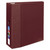 Heavy-Duty Non-View Binder With Durahinge, Three Locking One Touch Ezd Rings And Thumb Notch, 5" Capacity, 11 X 8.5, Maroon - AVE79366