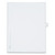 Preprinted Legal Exhibit Side Tab Index Dividers, Allstate Style, 26-Tab, O, 11 X 8.5, White, 25/pack - AVE82177