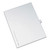 Preprinted Legal Exhibit Side Tab Index Dividers, Allstate Style, 10-Tab, 11, 11 X 8.5, White, 25/pack - AVE82209