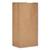Grocery Paper Bags, 30 Lbs Capacity, #4, 5"w X 3.33"d X 9.75"h, Kraft, 500 Bags - BAGGK4500