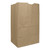 Grocery Paper Bags, 57 Lbs Capacity, #20 Squat, 8.25"w X 5.94"d X 13.38"h, Kraft, 500 Bags - BAGGX2060S