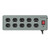 Metal Surgemaster Surge Protector, 10 Outlets, 15 Ft Cord, 885 Joules, Dark Gray - BLKF9D100015