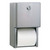 Stainless Steel 2-Roll Tissue Dispenser, 6 1/16 X 5 15/16 X 11, Stainless Steel - BOB2888