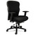 Wave Mesh Big And Tall Chair, Supports Up To 450 Lb, 19.25" To 22.25" Seat Height, Black - BSXVL705VM10