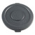 Lids For 32 Gal Waste Receptacle, Flat-Top, Round, Plastic, Gray - BWK32GLWRLIDG