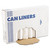 High-Density Can Liners, 60 Gal, 11 Microns, 38" X 58", Natural, 200/carton - BWK385814