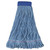 Super Loop Wet Mop Head, Cotton/synthetic Fiber, 5" Headband, X-Large Size, Blue, 12/carton - BWK504BL