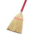 Corn Fiber Lobby/toy Broom, Corn Fiber Bristles, 39" Overall Length, Red, 12/carton - BWK951TCT