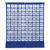 Hundreds Pocket Chart, 105 Pockets, 26 X 30, Blue - CDP158157